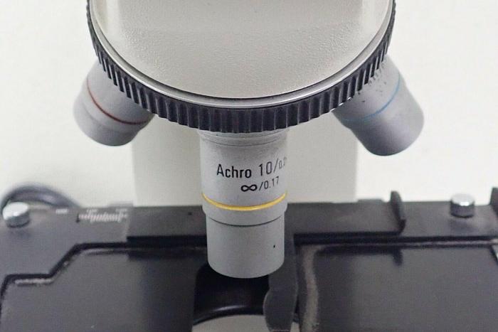 Used Leica ATC 2000 Binocular Microscope with 3 Objectives 557796218411