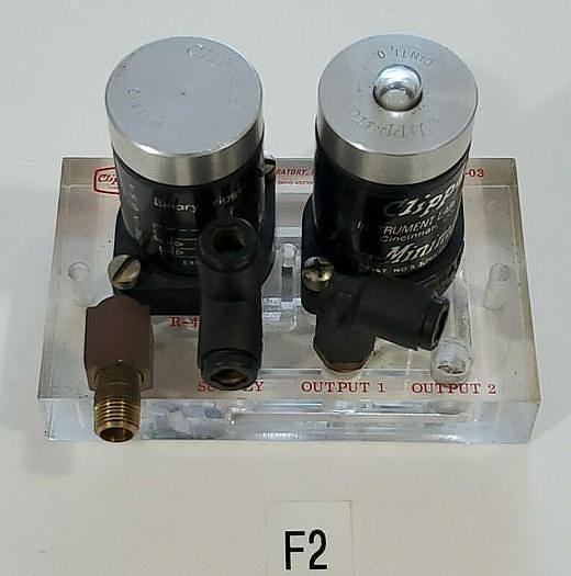 Used *PREOWNED* Clippard CM-03 Binary Redirect Subplate w/ R402 & R451 + Warranty!