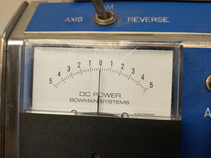 Used BOWMAN BTM dominator manual servo motor control for modal 430 #2 GH119