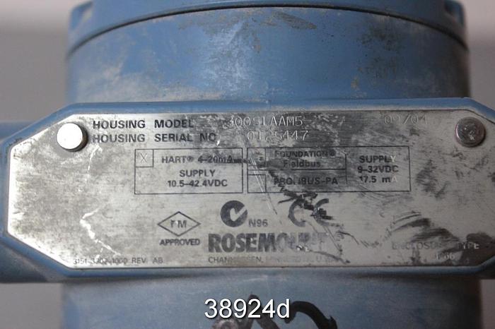Used Rosemount 3051S2TG1A2E11A1AM5B4 Pressure Transmitter #38924
