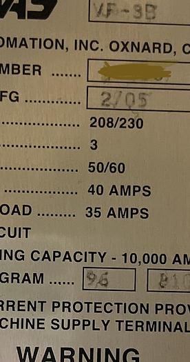 Used 2005 HAAS VF-3 4-Axis CNC Vertical Machining Center