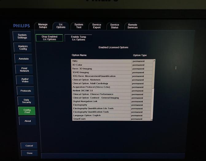 Gebraucht Philips iU22 Ultraschallgerät mit Flachmonitor, 2 Sonden, Sony Drucker