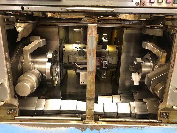 Used 2003 Mazak Multiplex 4200 Dual Spindle CNC Lathe