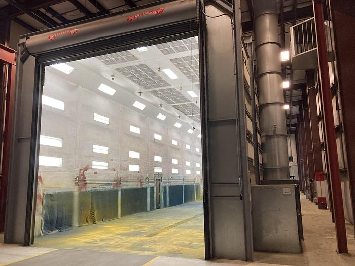 Used Used Production Systems  Inc.  Industrial Large Equipment Paint Booth