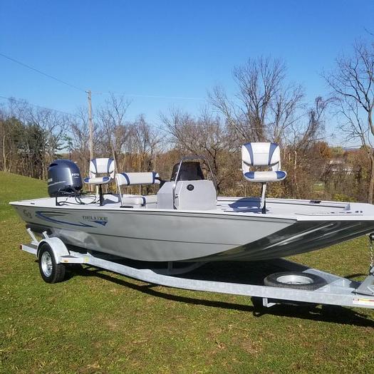 New 2022 G3 20 CCJ DLX Jet Tunnel Hull (Silver/Blue)