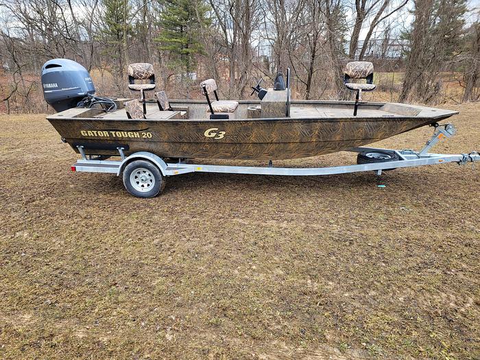 2021 G3 20CCJ Jet Tunnel Hull (Mossy Oak Shadow Grass)