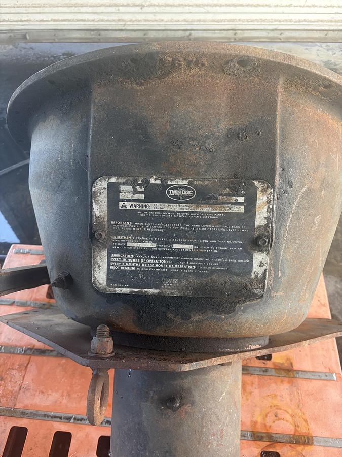 Used 2000 Morbark Twin Disc SP 318 clutch