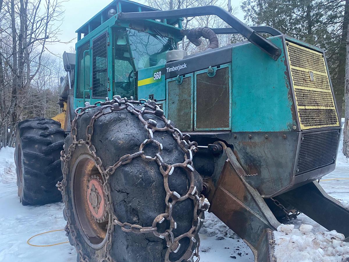 Used 1999 Timberjack 560 Grapple Skidder