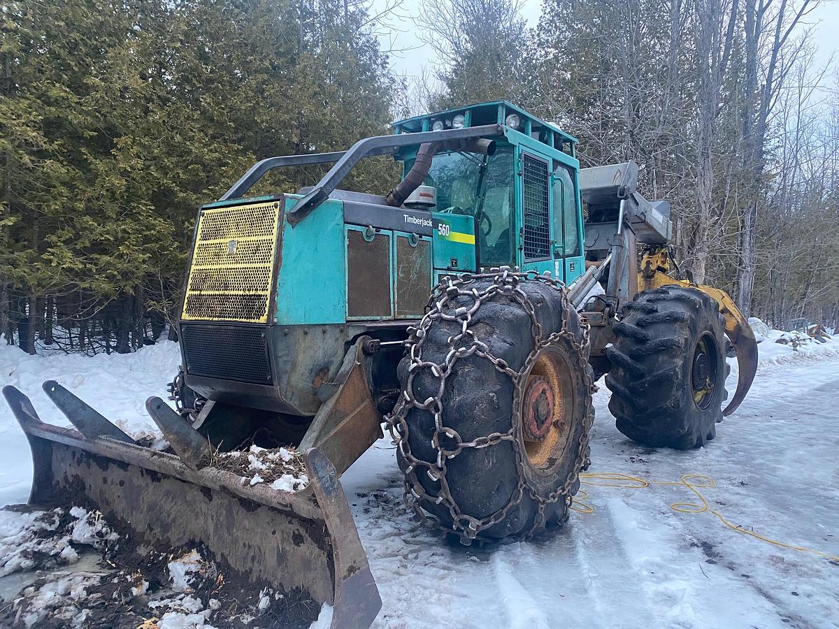 Used 1999 Timberjack 560 Grapple Skidder