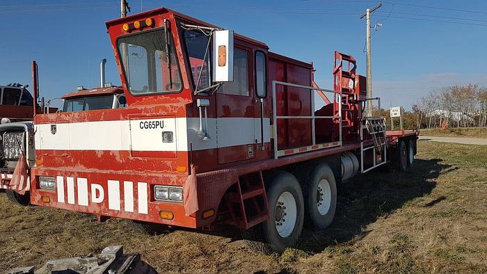 Used 1987 Pacific 4 Axle Carrier Style Oilfield Pump / Kill Truck