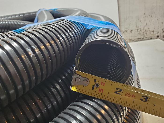 Raychem 10 Ft 2" Flexible LiquidTight Non-Metallic Electrical PVC Conduit Tubing Black