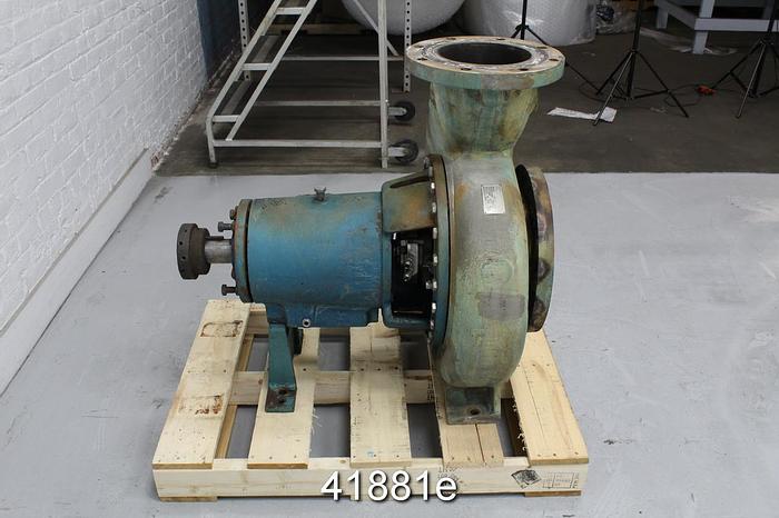 Used Goulds 3196 8x10x15 Pump, SS Casing, 6-Vane SS Impeller #41881