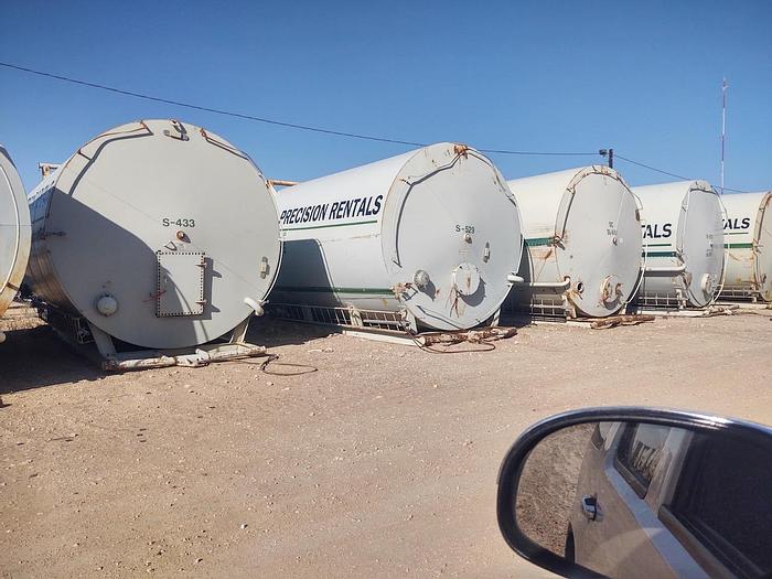 Used 400 BBL Skidded Vertical Tanks