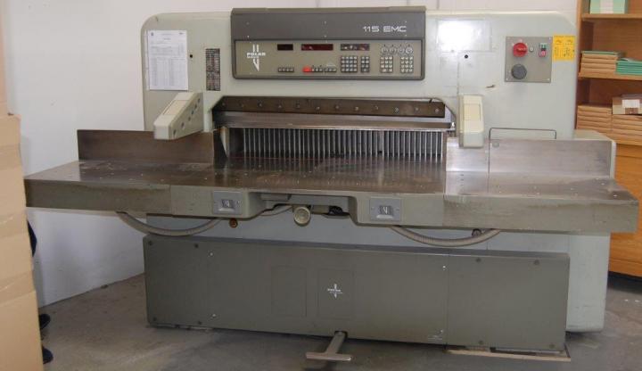 Used Polar Mohr 115 EMC highspeed cutter 1991