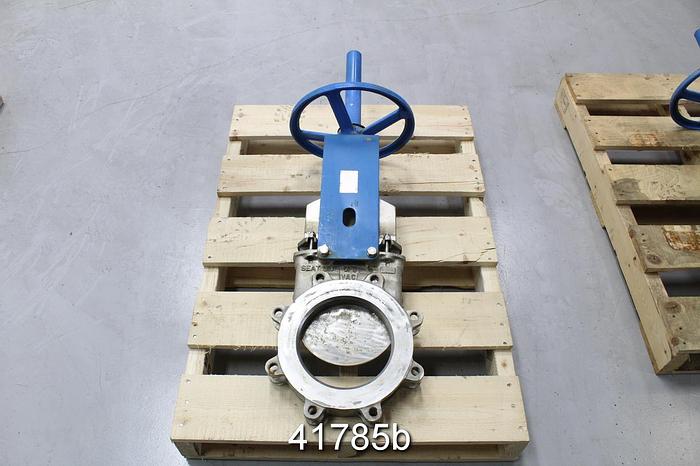 Used Orbinox ET04 8" Hand Operated Knife Gate Valve #41785