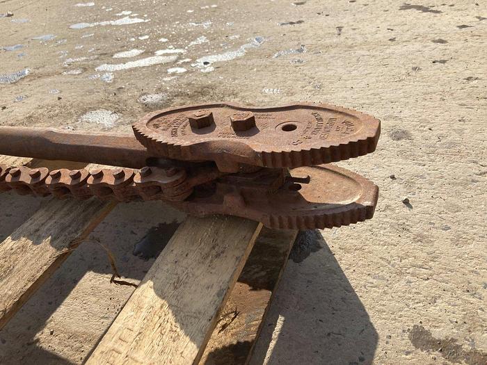 Used J H Williams Vulcan Superior 65" Chain Pipe Wrench