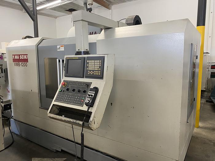 Used Yama Seiki VMB-1200 CNC Machining Center 47" x 23" x 23" xyz Fanuc 18imb #6123