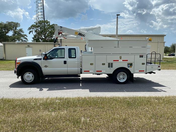Used 2011 Ford F550 4x4 Extended Cab Altec AT37G 42ft Bucket Truck - P89432