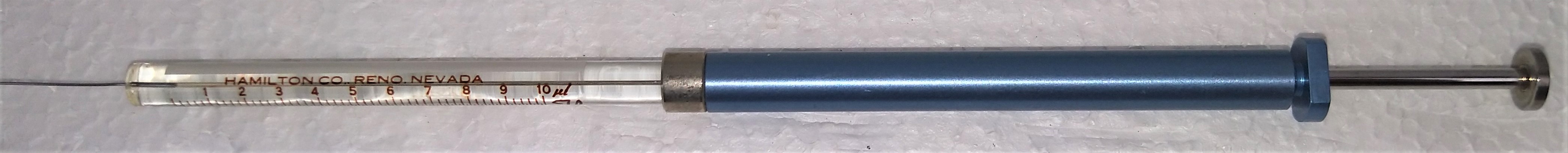 Used Hamilton Microliter #801 Injection Syringe -10μL