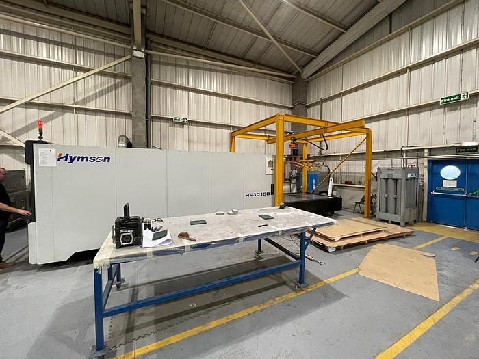 Used 2018 HYMSON HF3015 Fiber laser 3KW