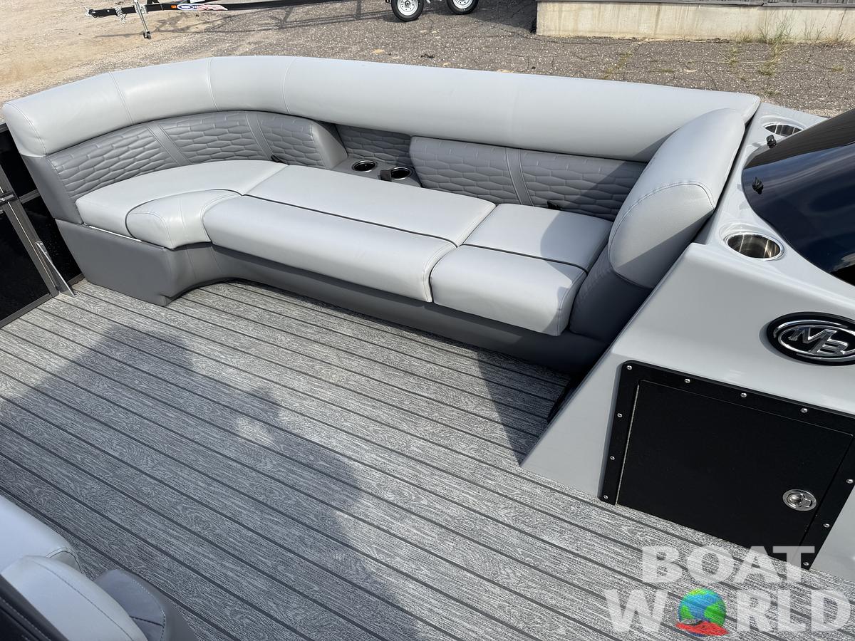 Used 2023 Montego Bay 8522 Quad Lounge Pontoon with 115HP Honda Fourstroke EFI