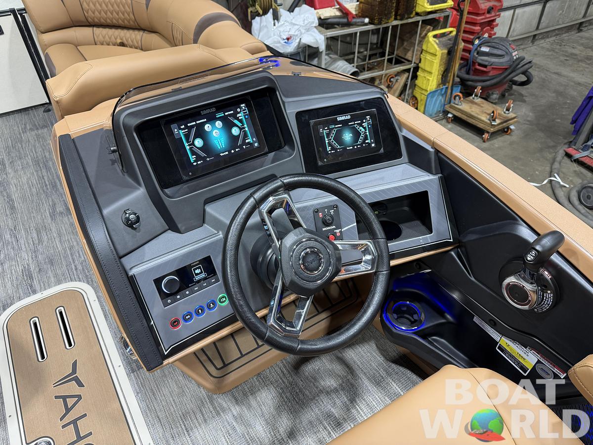 2026 Tahoe Pontoons Cascade 2385 Swingback (VRB) Tritoon & Honda 4-Stroke EFI