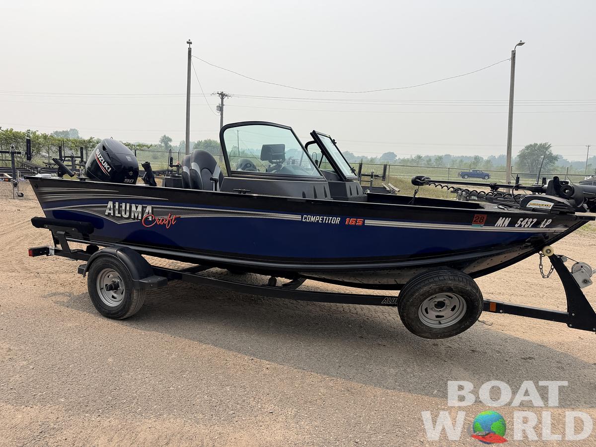 Used 2017 Alumacraft Competitor 165 Sport & 90HP Suzuki 4Stroke -$24,995
