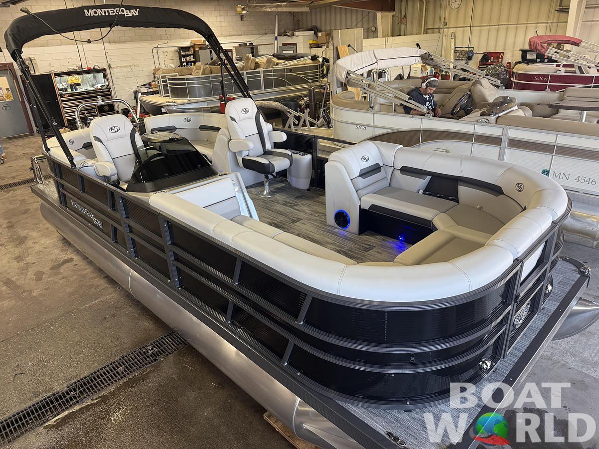 Used 2026 Montego Bay 8522 Quad Lounger BR Deluxe Pontoon 