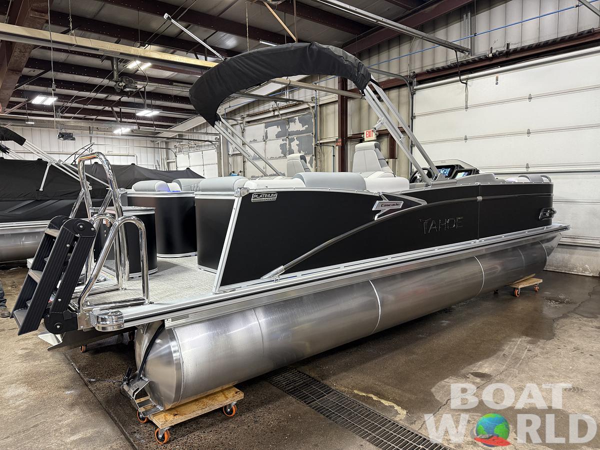 2025 Tahoe Pontoons Cascade 2385 Quad Lounge Tritoon & Honda 4-Stroke EFI