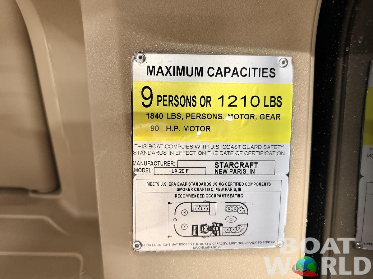 Used 2022 Starcraft LX 20 Fish & Cruise Pontoon