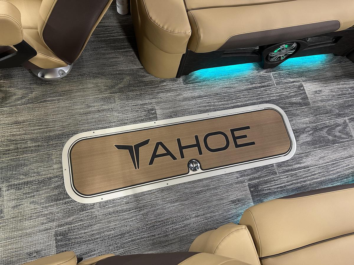 2025 Tahoe Pontoons Grand Tahoe 2585 Quad Lounge Windshield Tritoon & Mercury 400HP V10