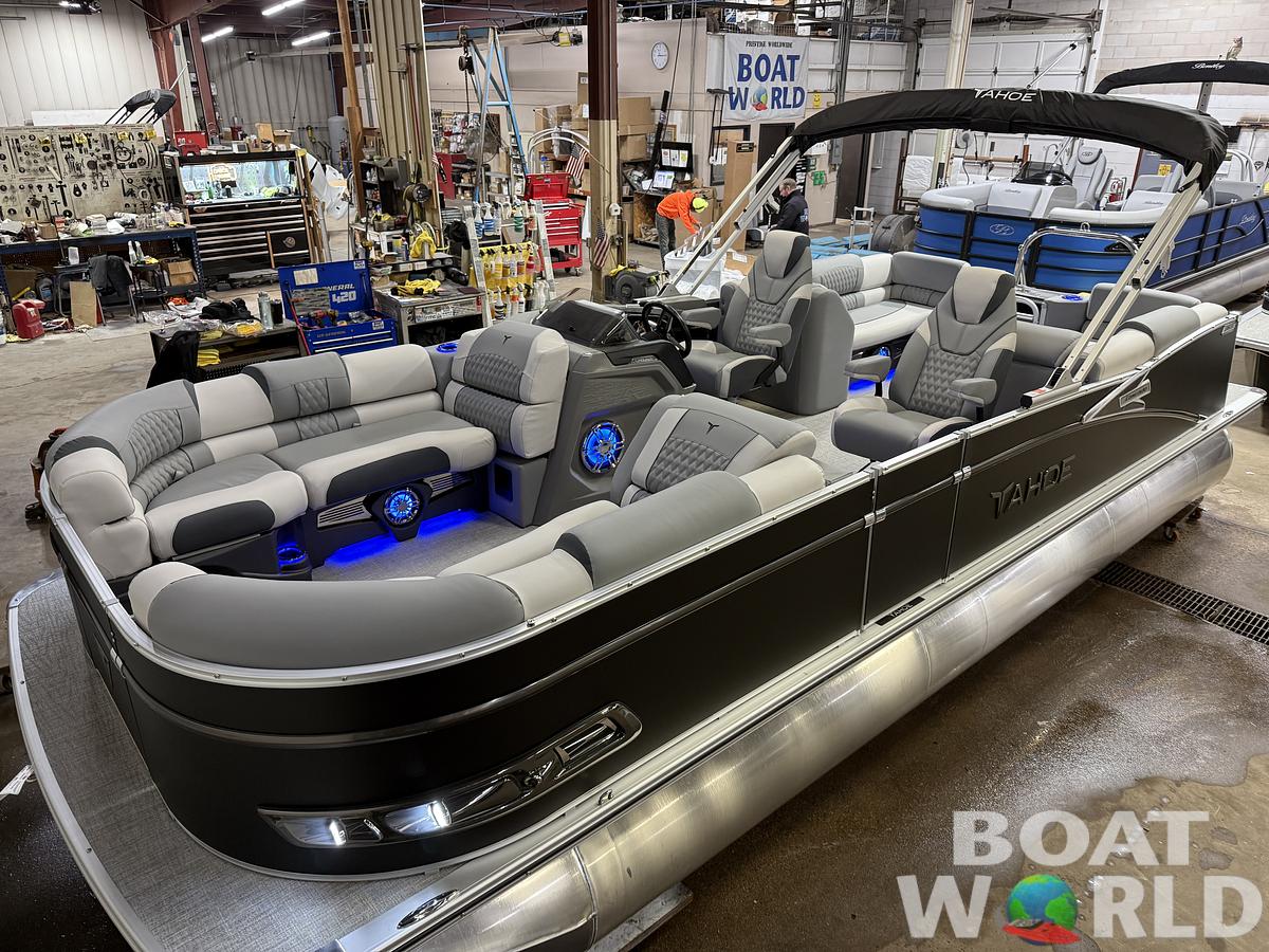 2025 Tahoe Pontoons Cascade 2385 Quad Lounge & Honda 4-Stroke EFI