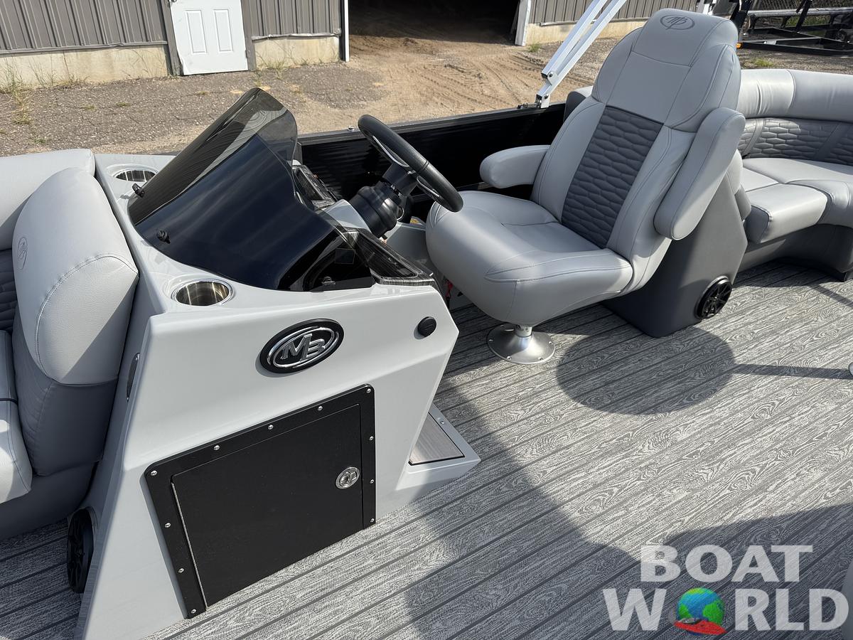 Used 2023 Montego Bay 8522 Quad Lounge Pontoon with 115HP Honda Fourstroke EFI