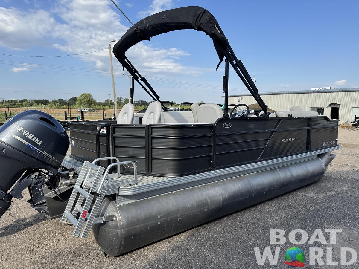 Used 2017 Crest  200 Pontoon with 115HP Yamaha Fourstroke EFI
