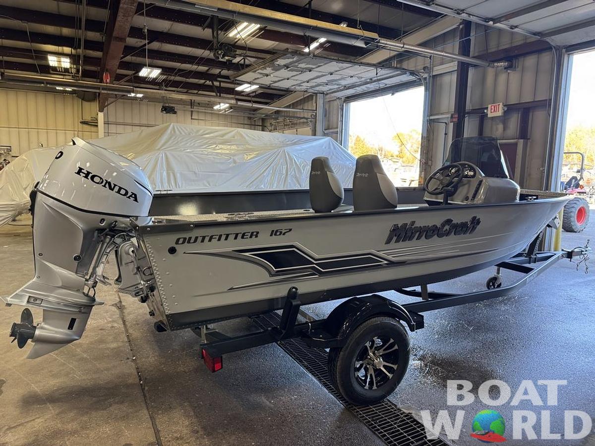 2025 Mirrocraft F167 Side Console & Honda 60HP 4-Stroke EFI