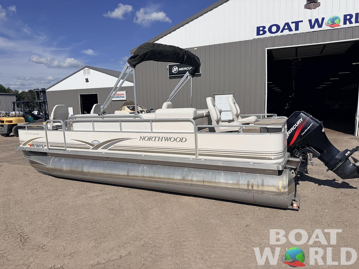 Used 2002 Northwoods 2223 Escapade & 40HP Mercury Bigfoot 4Stroke -$13,995