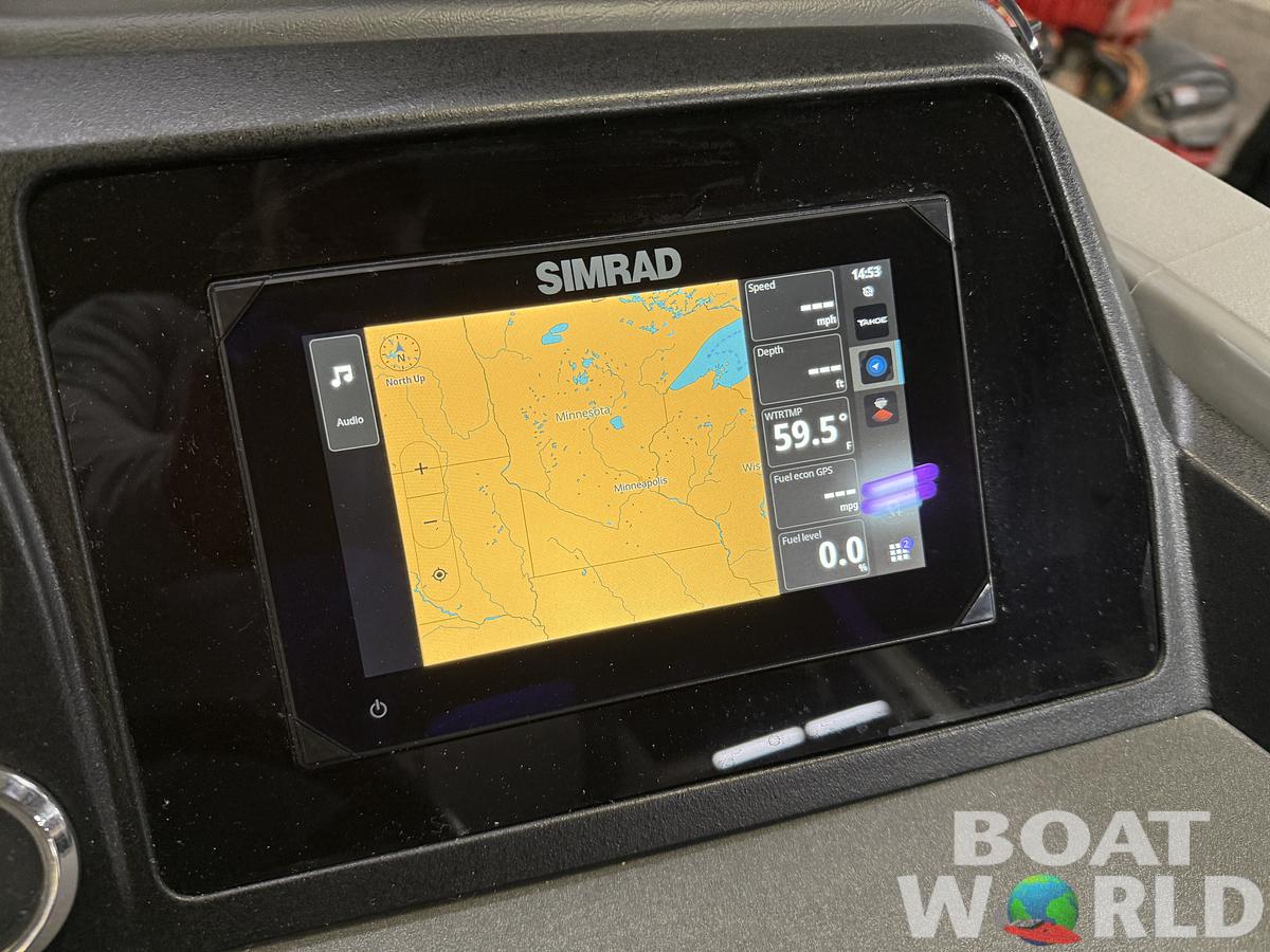 2025 Tahoe Pontoons Cascade 2385 Quad Lounge Shift Flip Tritoon & Honda 4-Stroke EFI