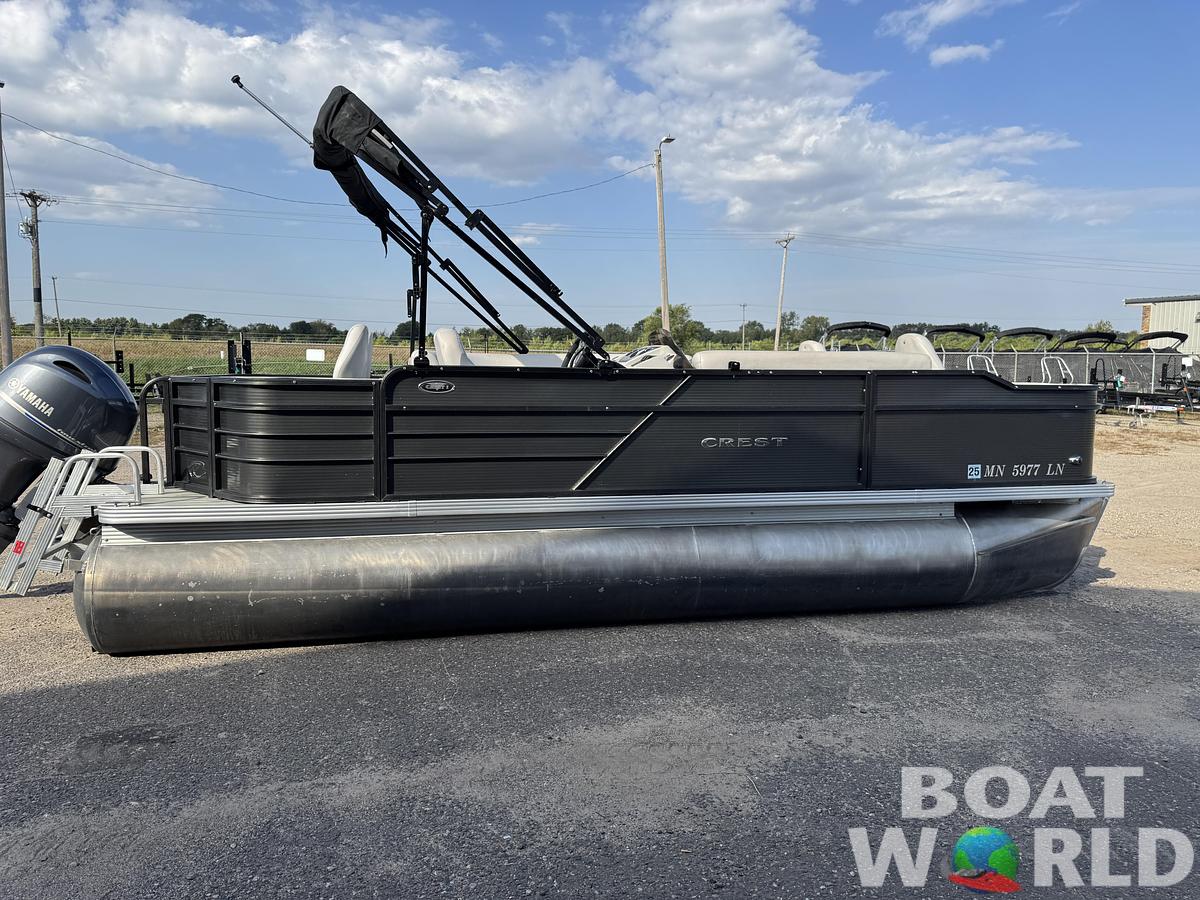 Used 2017 Crest  200 Pontoon with 115HP Yamaha Fourstroke EFI