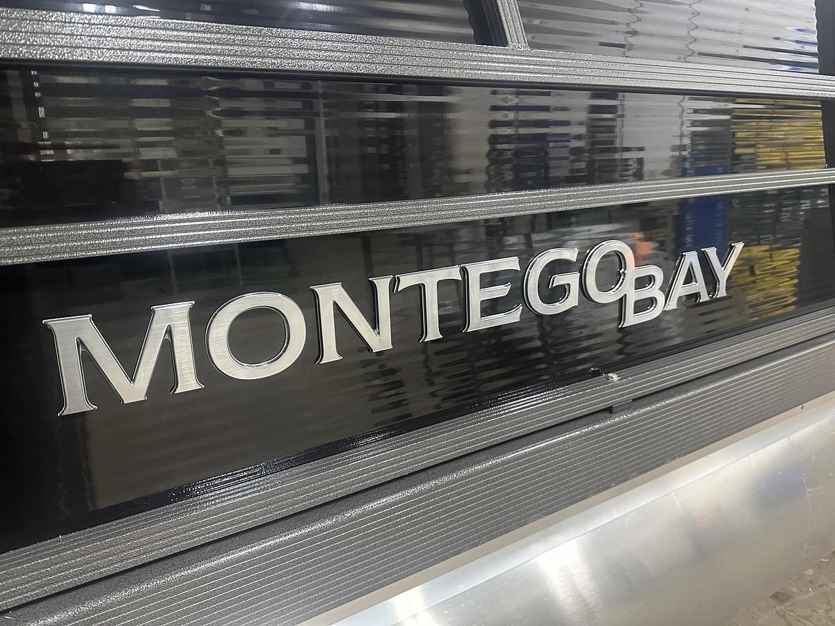 2025 Montego Bay 8522 Fish & Cruise Deluxe Pontoon & Honda 4-Stroke EFI