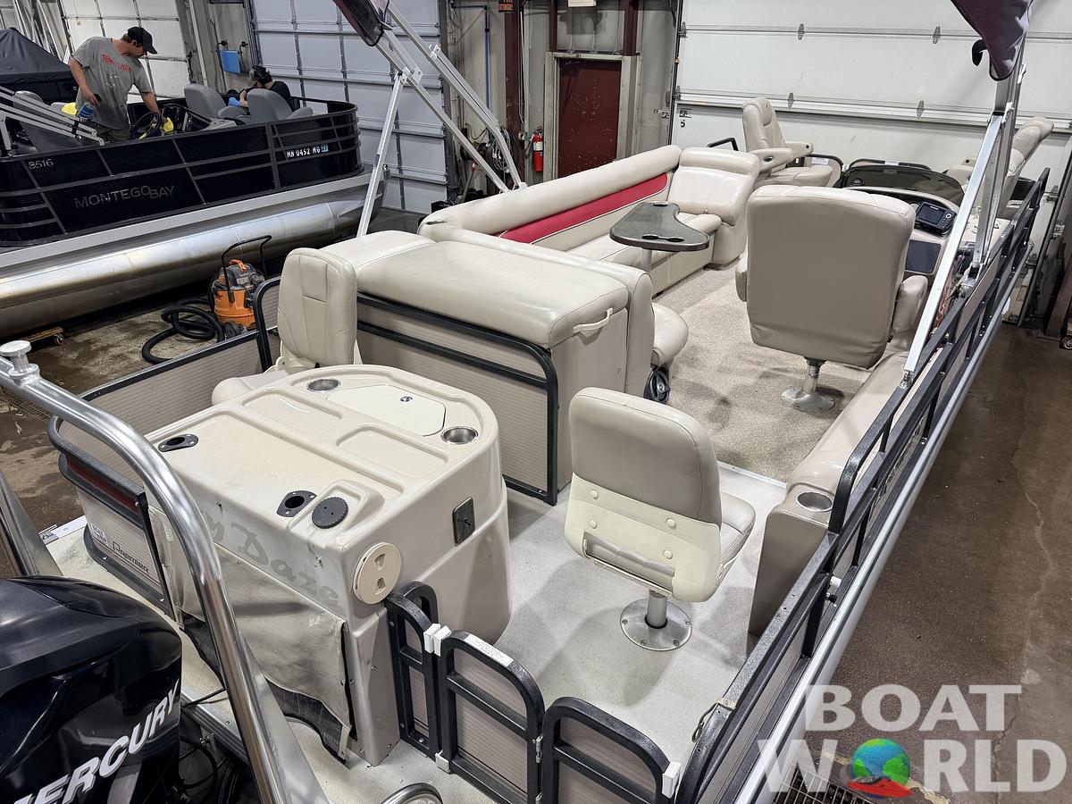 Used 2007 Premier 251 Cast-a-Way Fish & Cruise Pontoon & 115HP Mercury 4Stroke - $19,995
