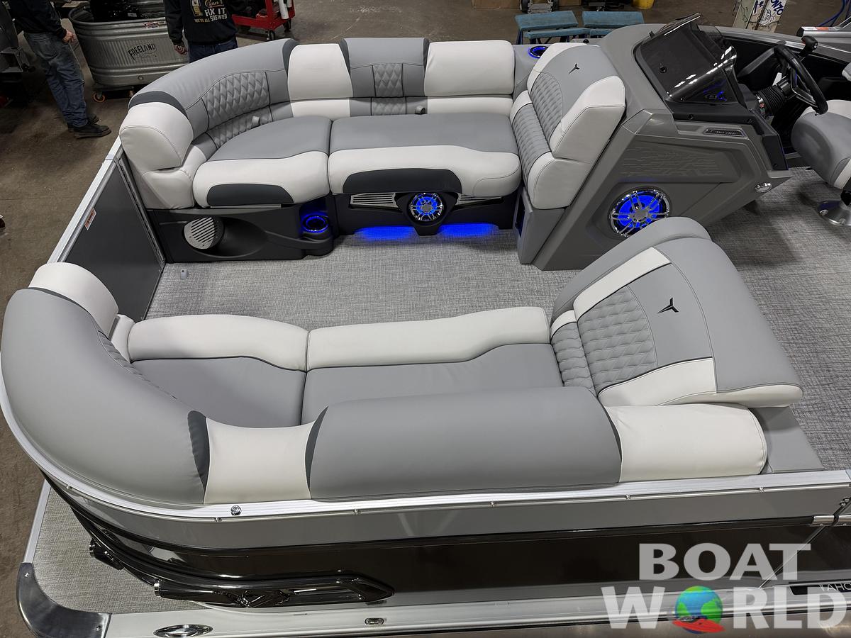 2025 Tahoe Pontoons Cascade 2385 Quad Lounge Shift SS Tritoon & Honda 4-Stroke EFI