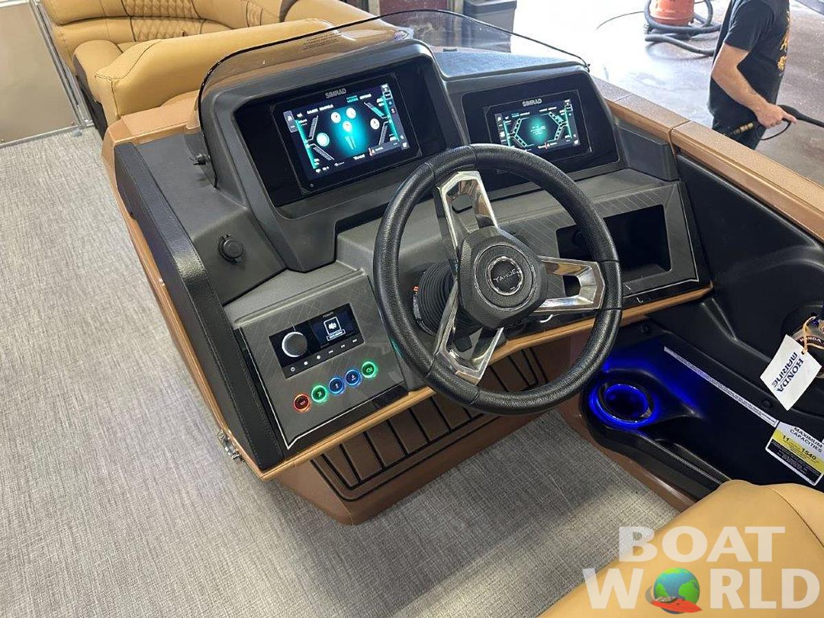 2025 Tahoe Pontoons Cascade 2385 Quad Lounge Shift SS & Honda 4-Stroke EFI