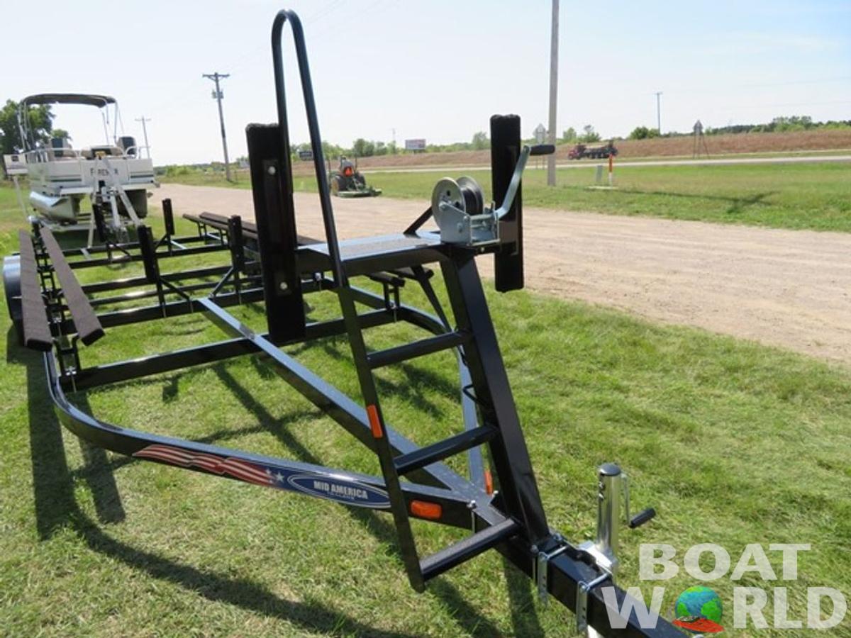 2026 Mid America  PT24T Pontoon Tandem Axle Bunk Trailer
