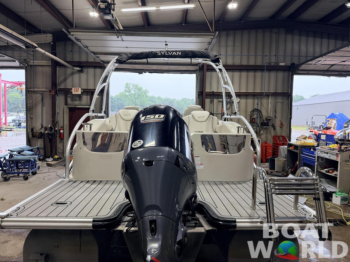 Used 2017 Sylvan S3 Rear Lounge with Sport Tower & 150HP Yamaha SHO VMAX - $39,995