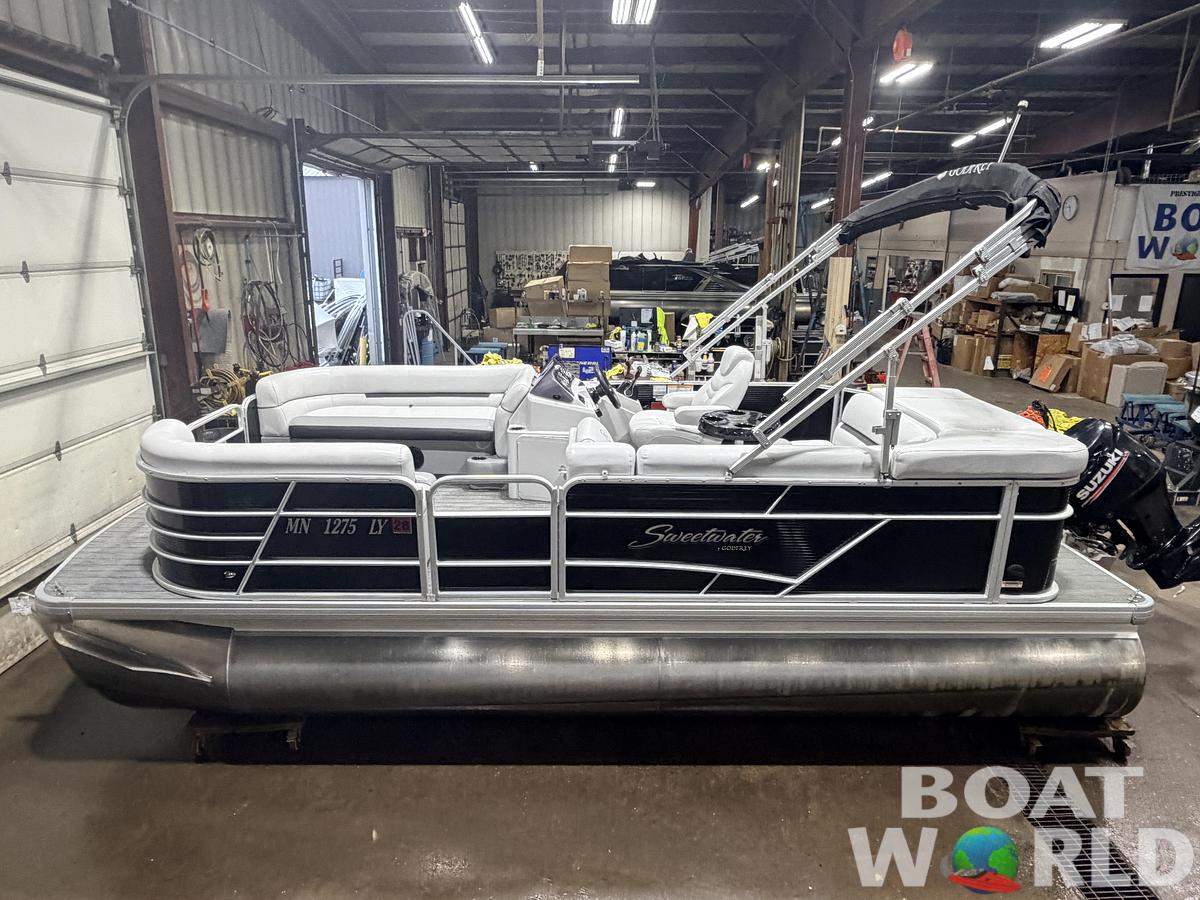 Used 2020 Sweetwater 2086 Cruise Pontoon & 70HP Suzuki 4Stroke -$25,995