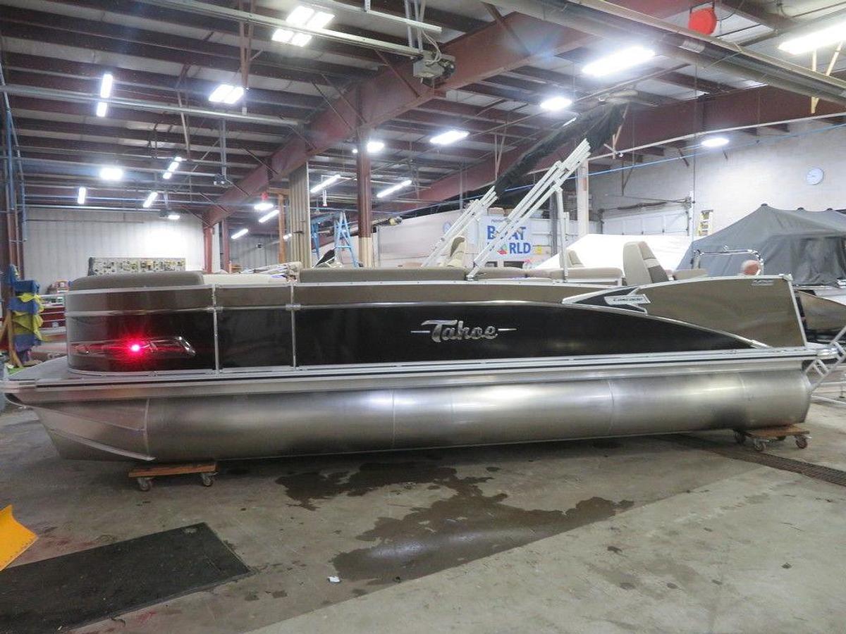 Used 2023 Tahoe Pontoons Cascade 2385 Rear Fish Tritoon & 150HP 4-Stroke EFI