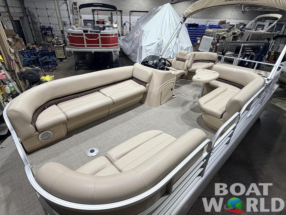 Used 2017 Sun Tracker  Party Barge 22 150HP Tritoon $34,995
