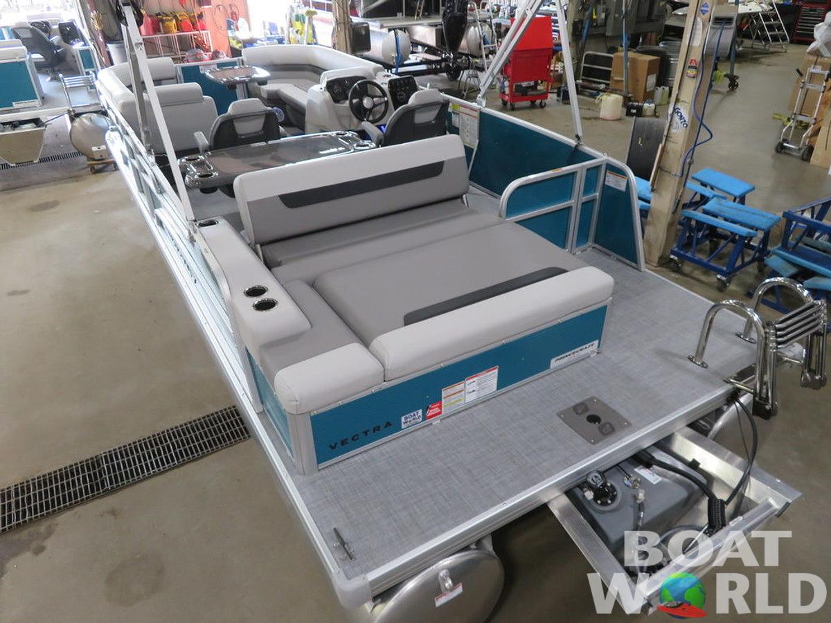 2025 Princecraft Vectra 23 RL SS Swingback Pontoon & Mercury 4-Stroke EFI