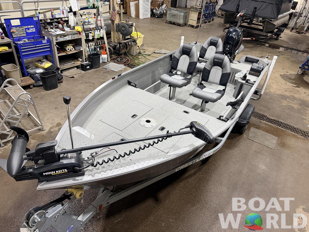 Used 2021 Crestliner 1650 Discovery Aluminum Fishing Boat - $13,995