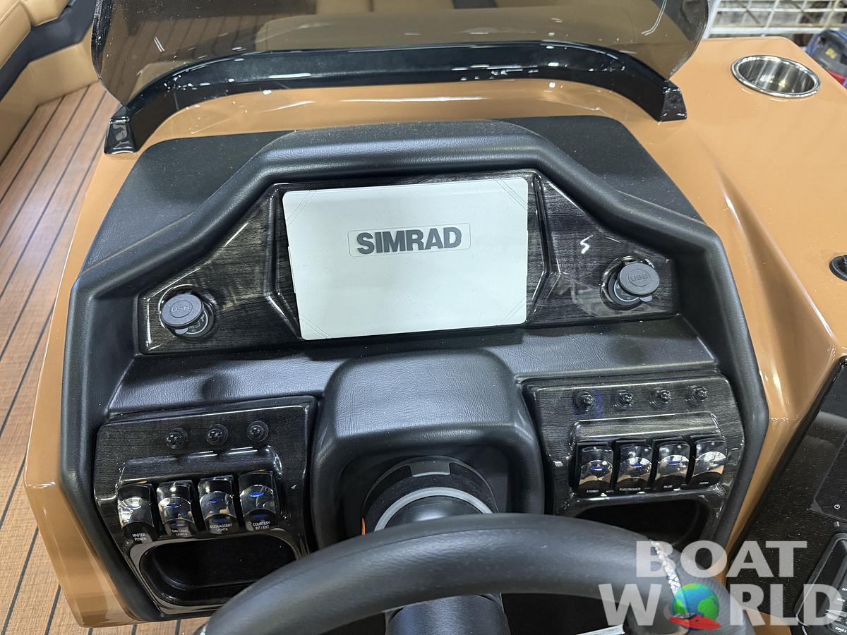 2026 Bentley Pontoons Elite 253 Admiral Quad Lounge Tritoon & 4-Stroke EFI